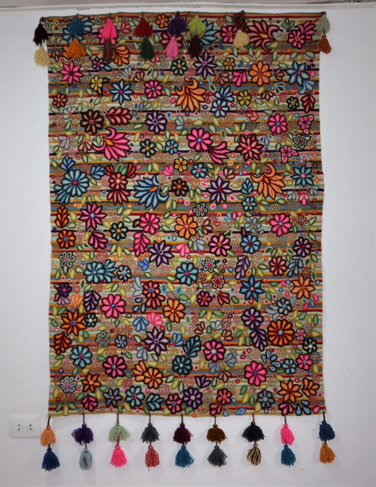 Embroidered Flowers - Image 1